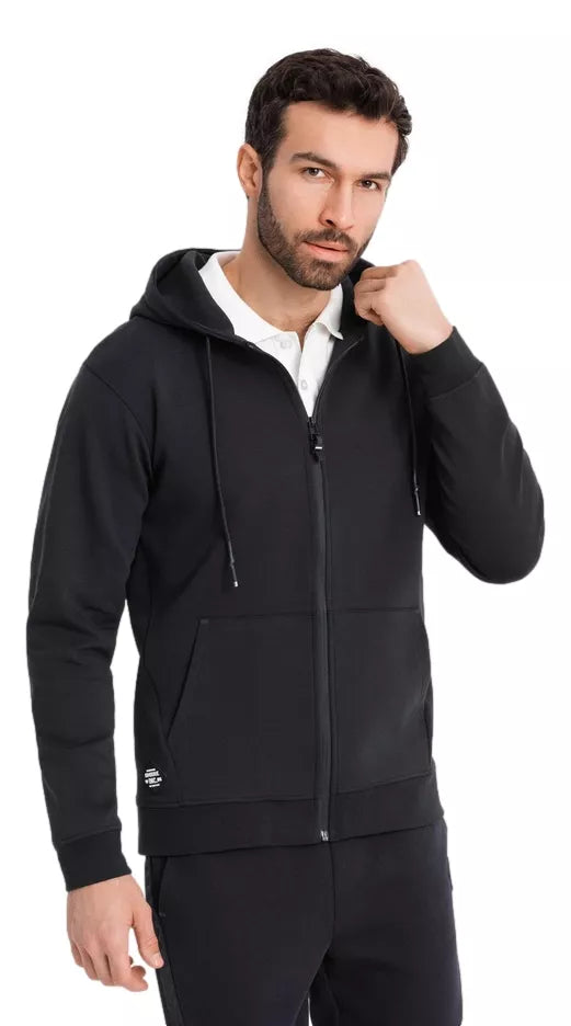 Vyriškas juodas džemperis Adal