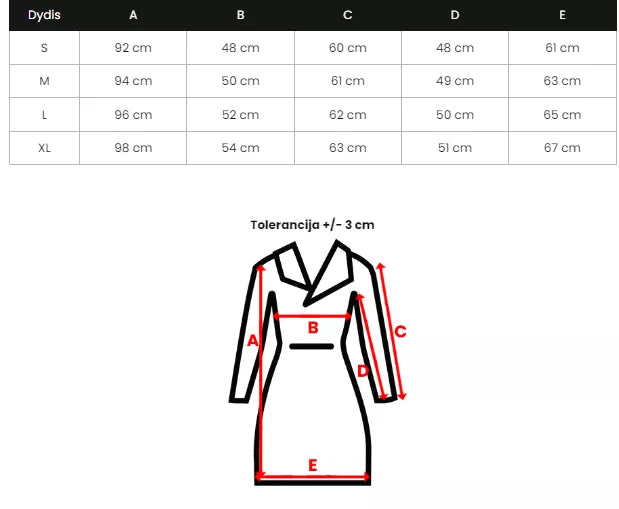 Juodos spalvos žieminė moteriška striukė Gintax