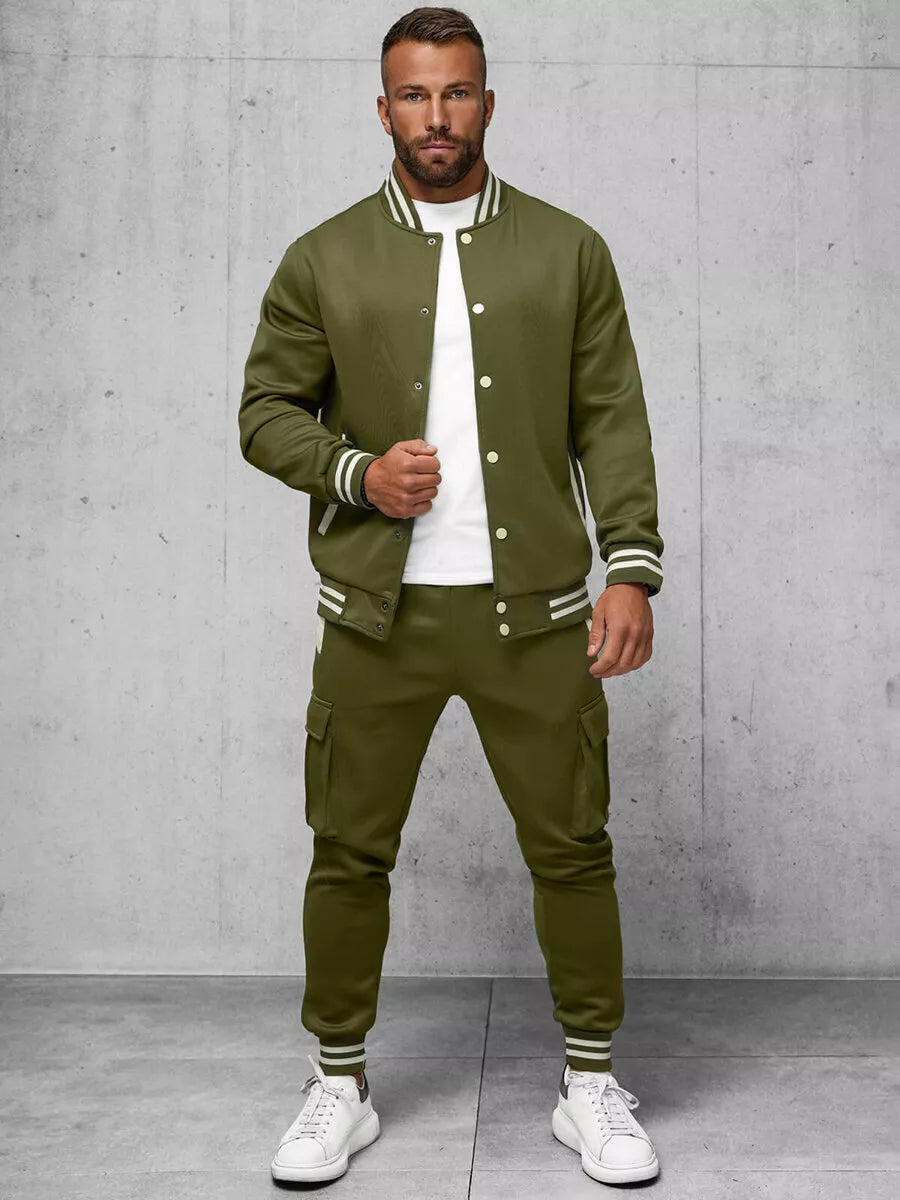 Chaki vyriškas komplektas su mažu defektu Styven