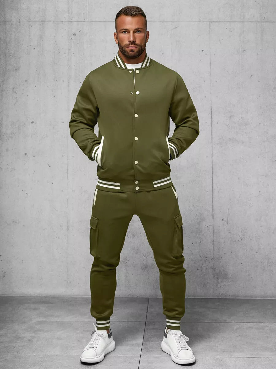 Chaki vyriškas komplektas su mažu defektu Styven