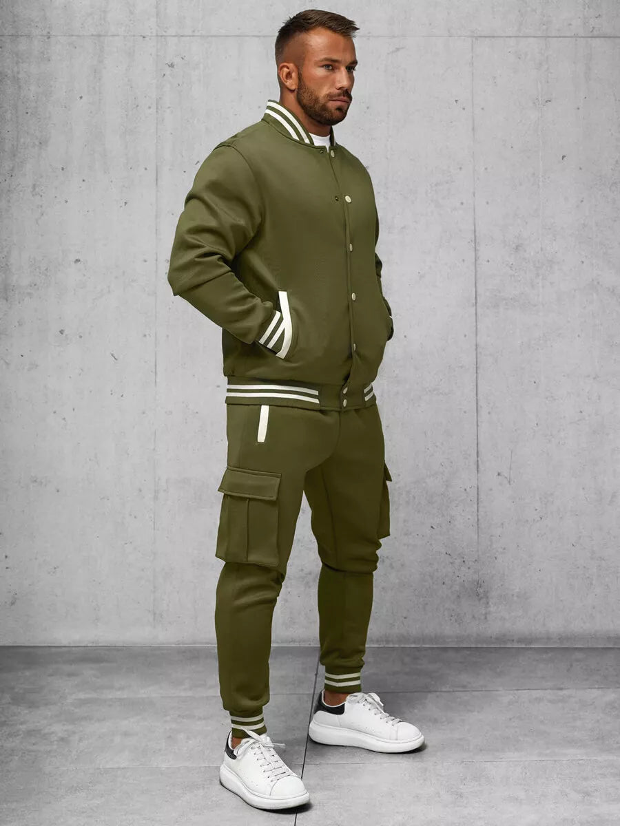 Chaki vyriškas komplektas su mažu defektu Styven