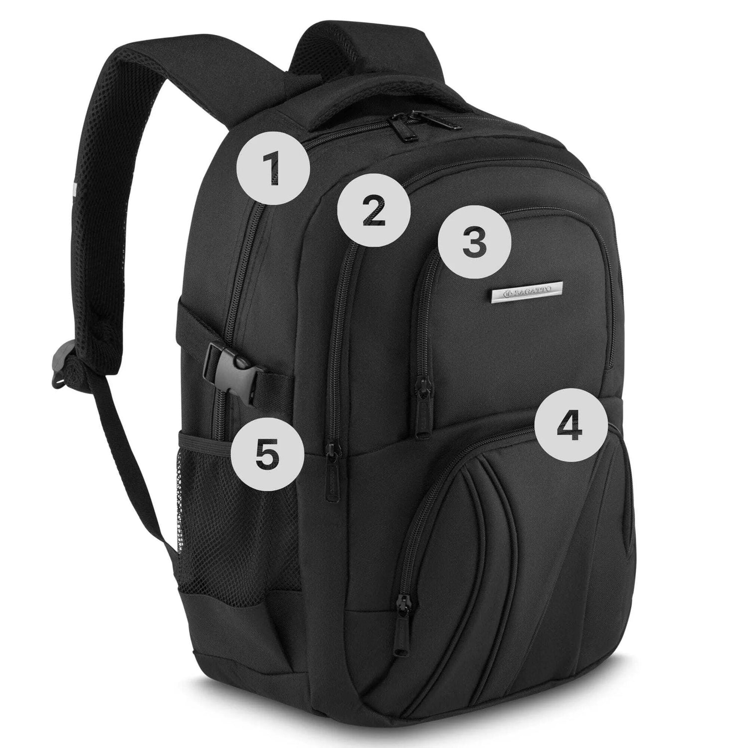 Juodos spalvos kuprinė Harvard