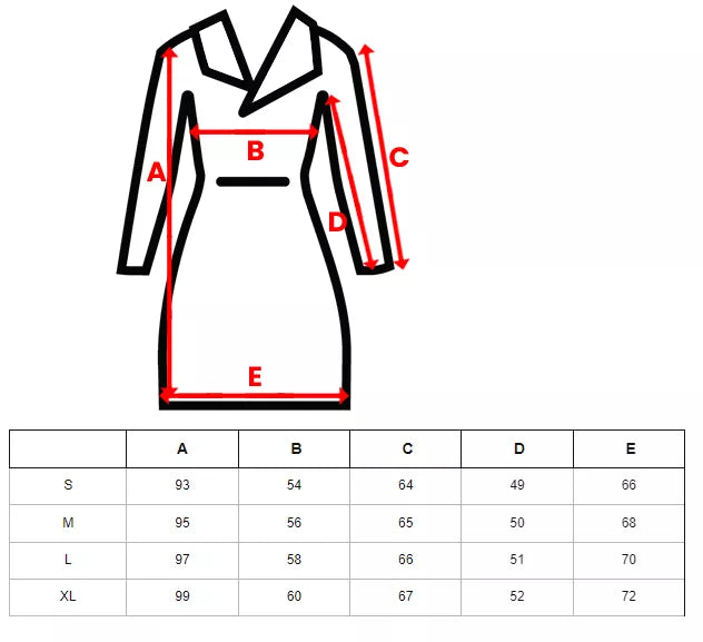 Ilga balta žieminė striukė Steper