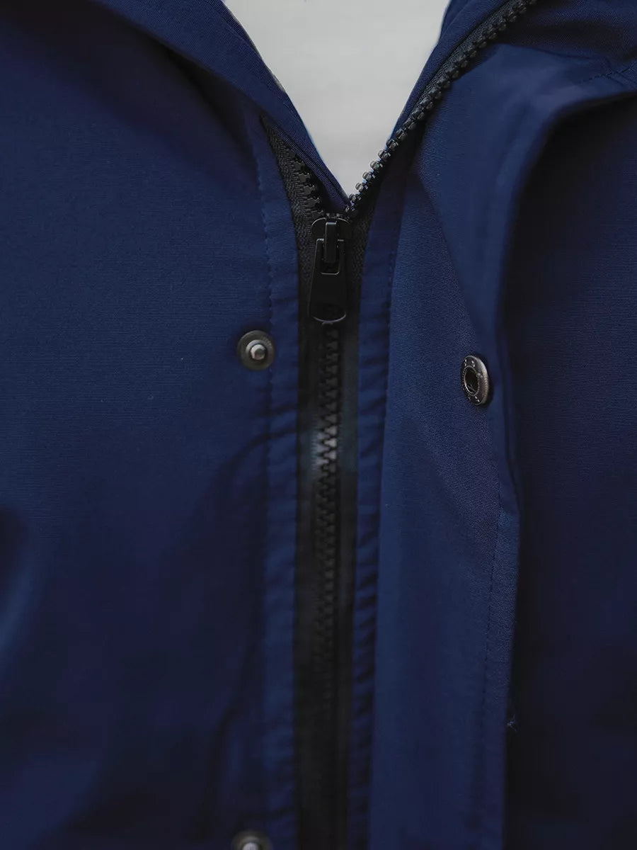 Bomber stiliaus žieminė tamsiai mėlyna vyriška striukė Lemor