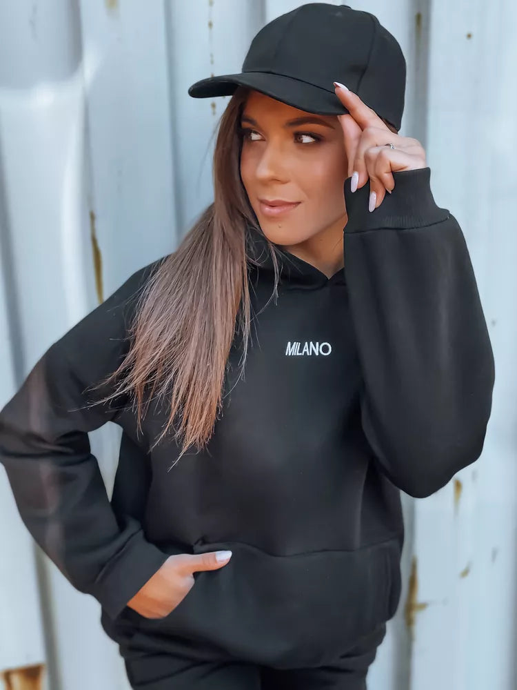 Juodas moteriškas komplektas Milano