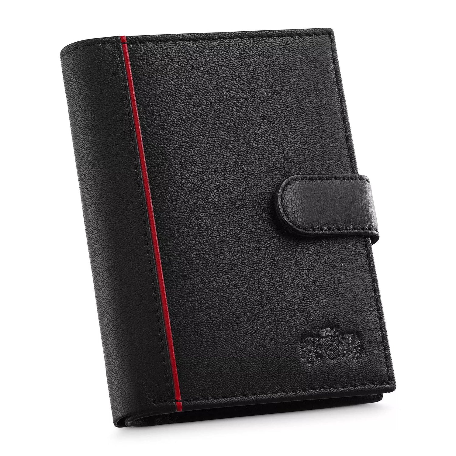 Pinignė odinė juoda Gaser