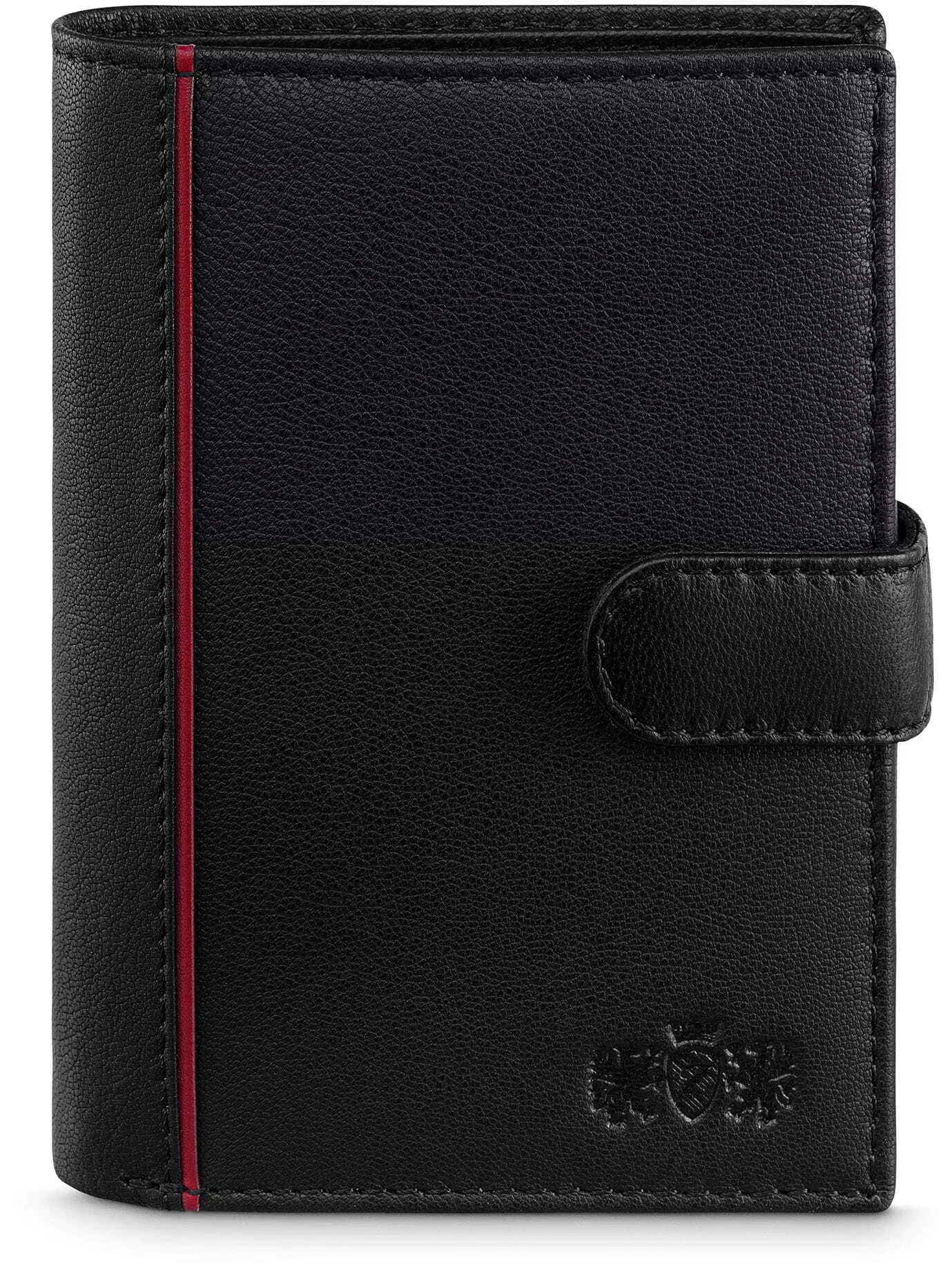 Pinignė odinė juoda Gaser