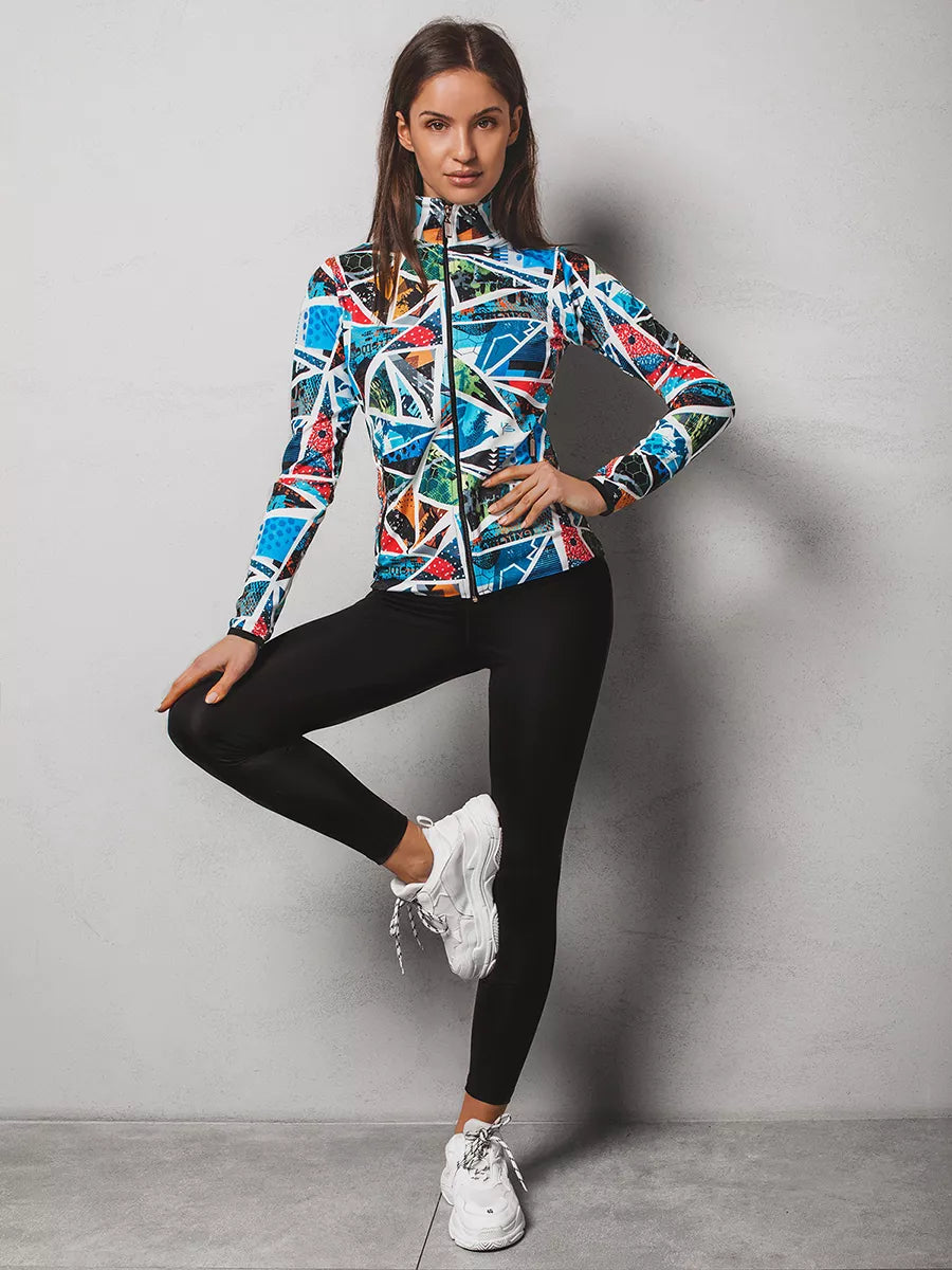 Moteriškas dvejų dalių sportinis kostiumas pilkos spalvos Zora