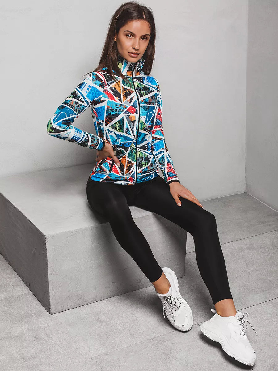 Moteriškas dvejų dalių sportinis kostiumas pilkos spalvos Zora