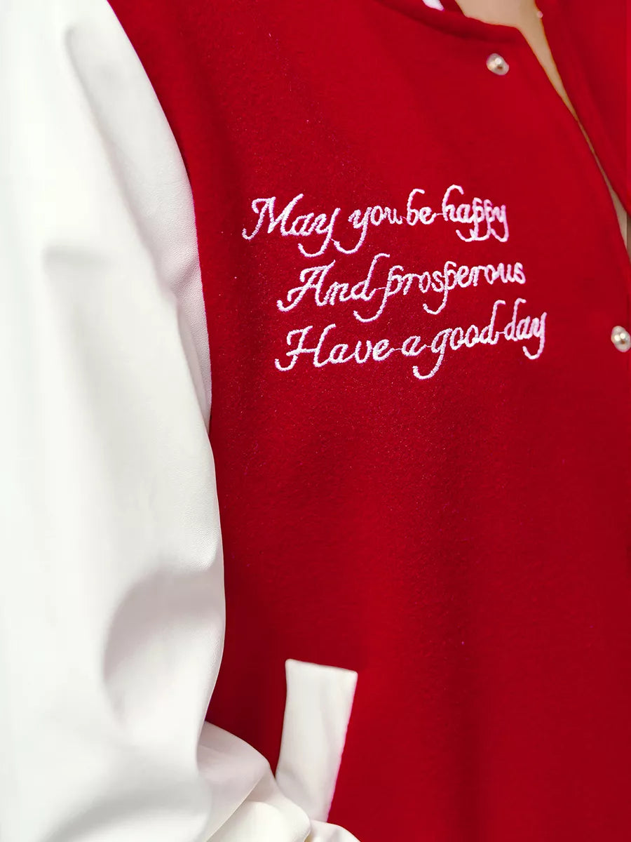 Moteriška raudonos spalvos striukė Heral