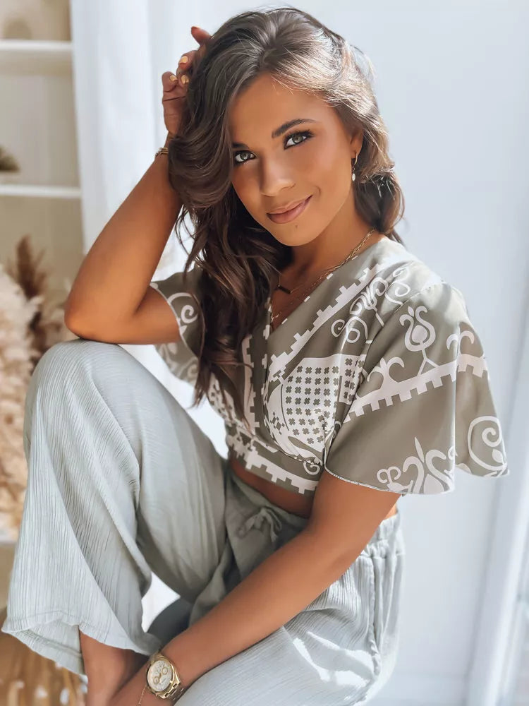 Moteriškas topas chaki Aster