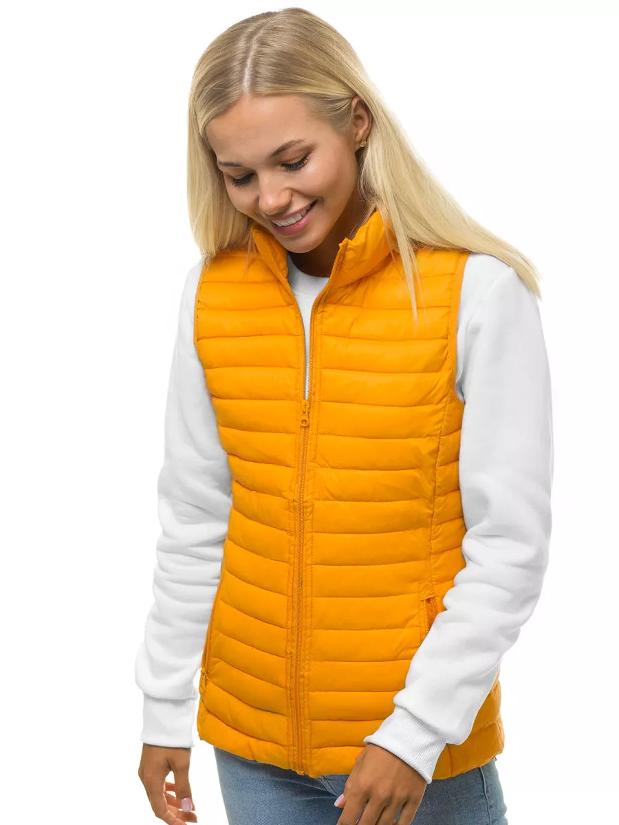 Tamsiai geltonos spalvos liemenė Julia