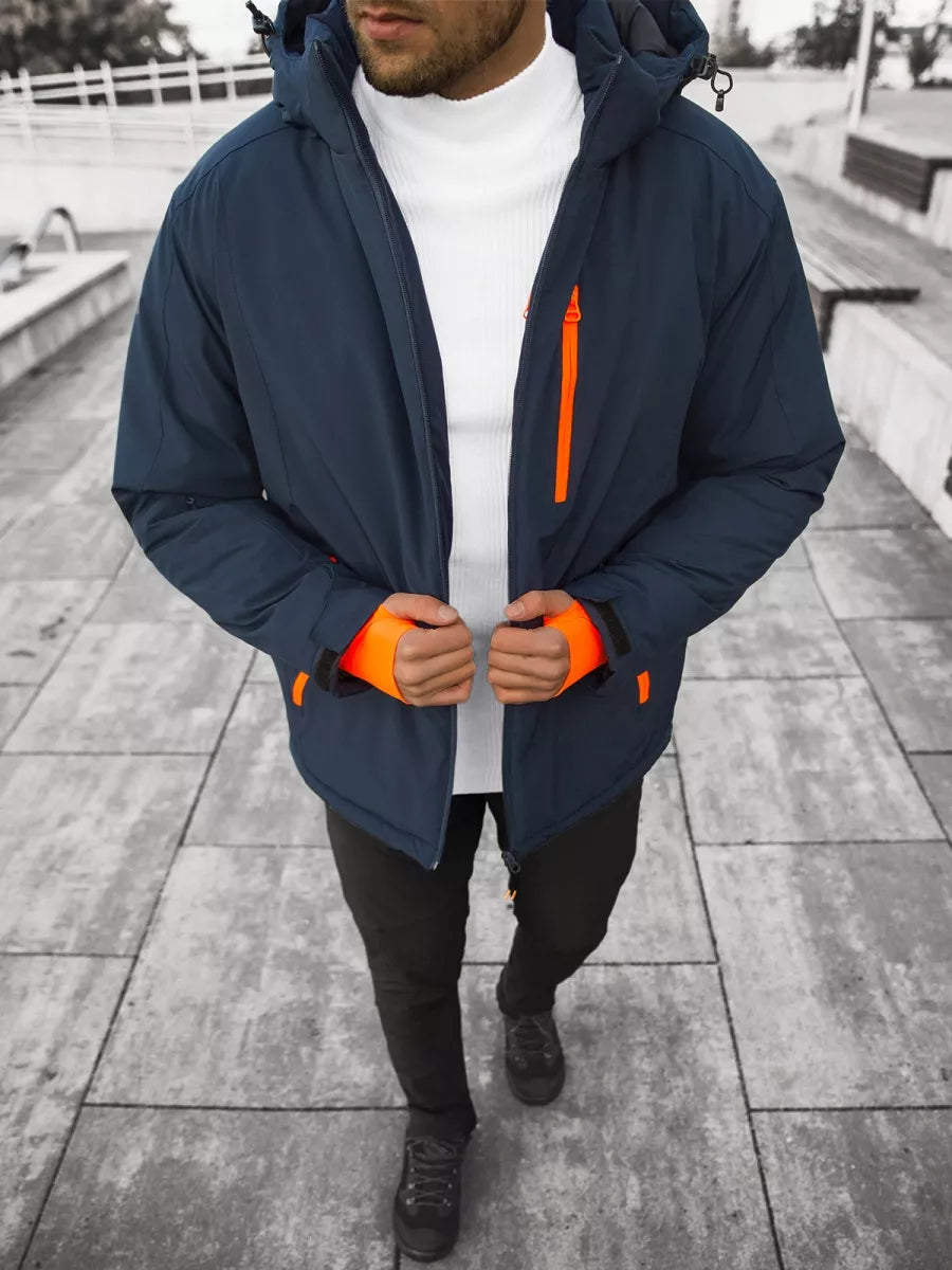 Tamsiai mėlynos spalvos striukė Stoper