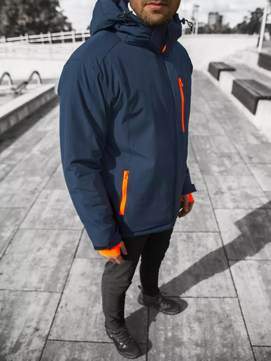 Tamsiai mėlynos spalvos striukė Stoper