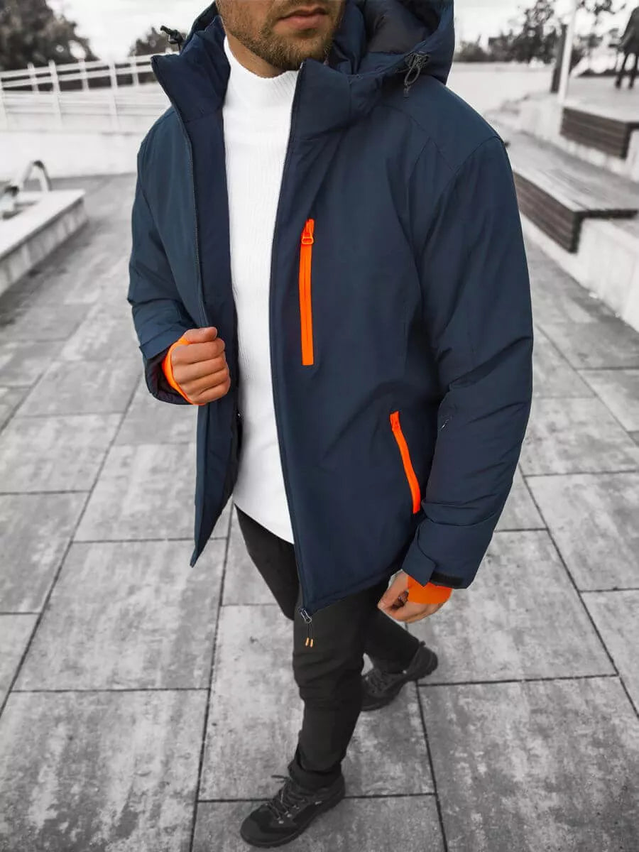 Tamsiai mėlynos spalvos striukė Stoper