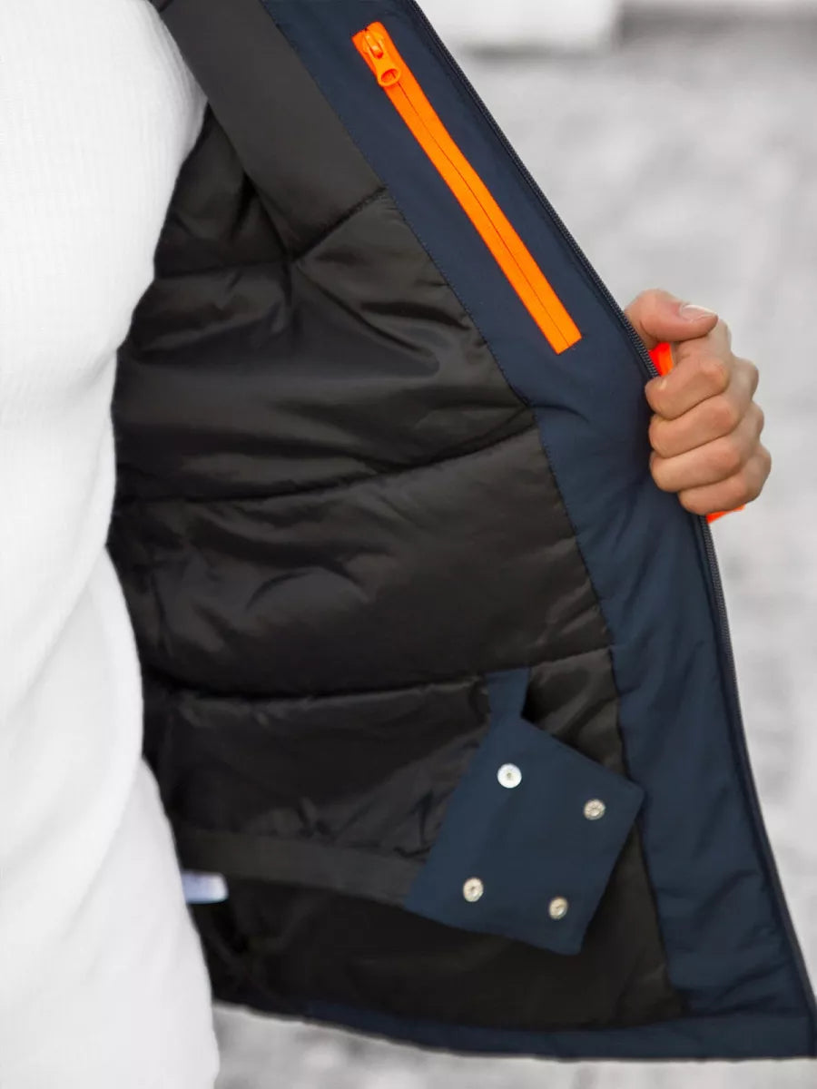 Tamsiai mėlynos spalvos striukė Stoper