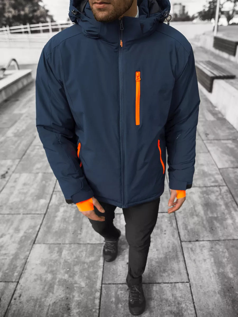 Tamsiai mėlynos spalvos striukė Stoper