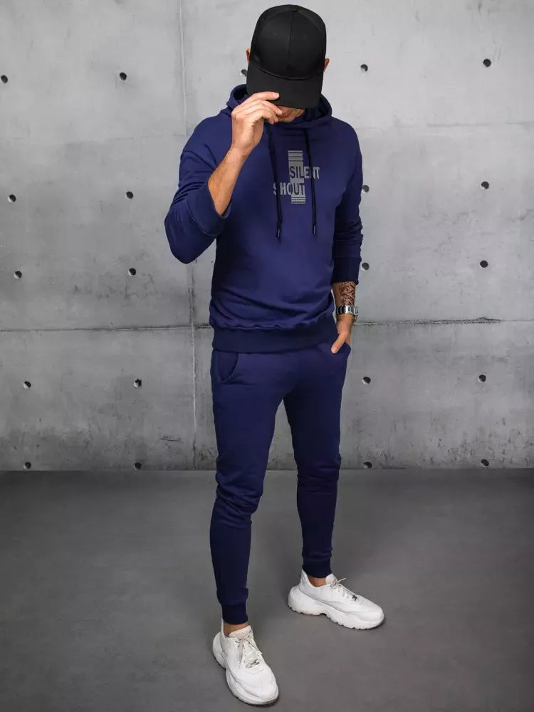 Tamsiai mėlynas sportinis komplektas Silent