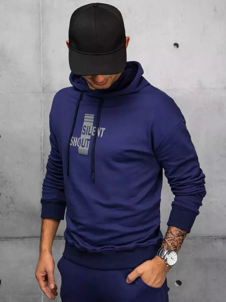 Tamsiai mėlynas sportinis komplektas Silent