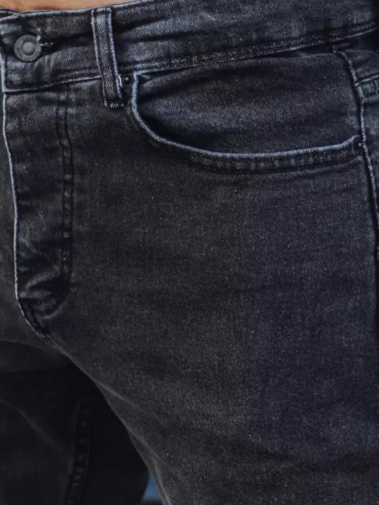 Džinsai vyrams tamsiai pilkos spalvos Timur