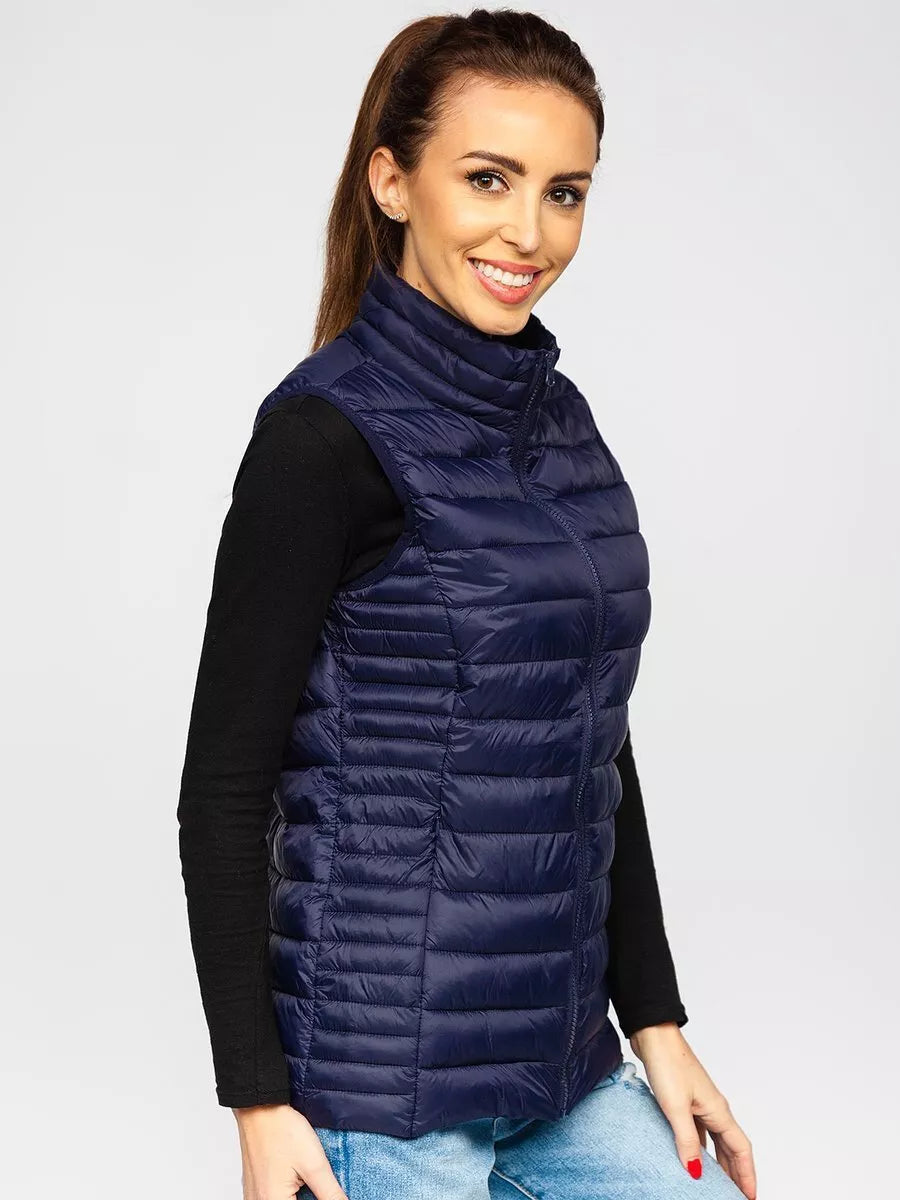 Tamsiai mėlynos spalvos liemenė Julia