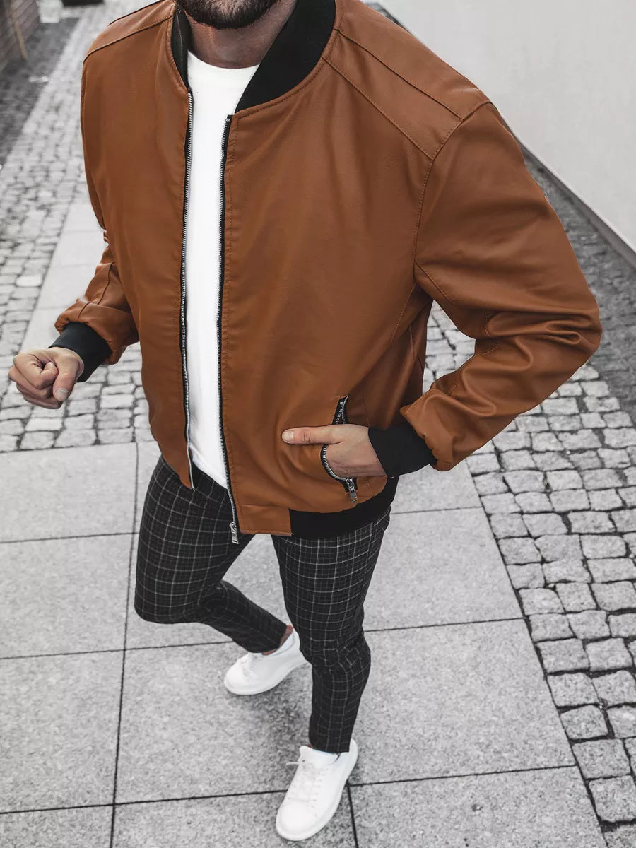 Eko odos striukė - karamelinės spalvos Lugon