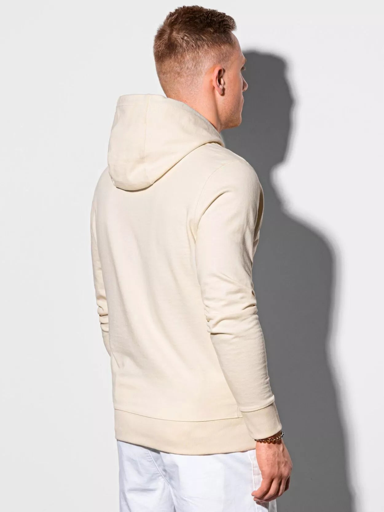 Gelsvos spalvos džemperis su gobtuvu No ProbLlama