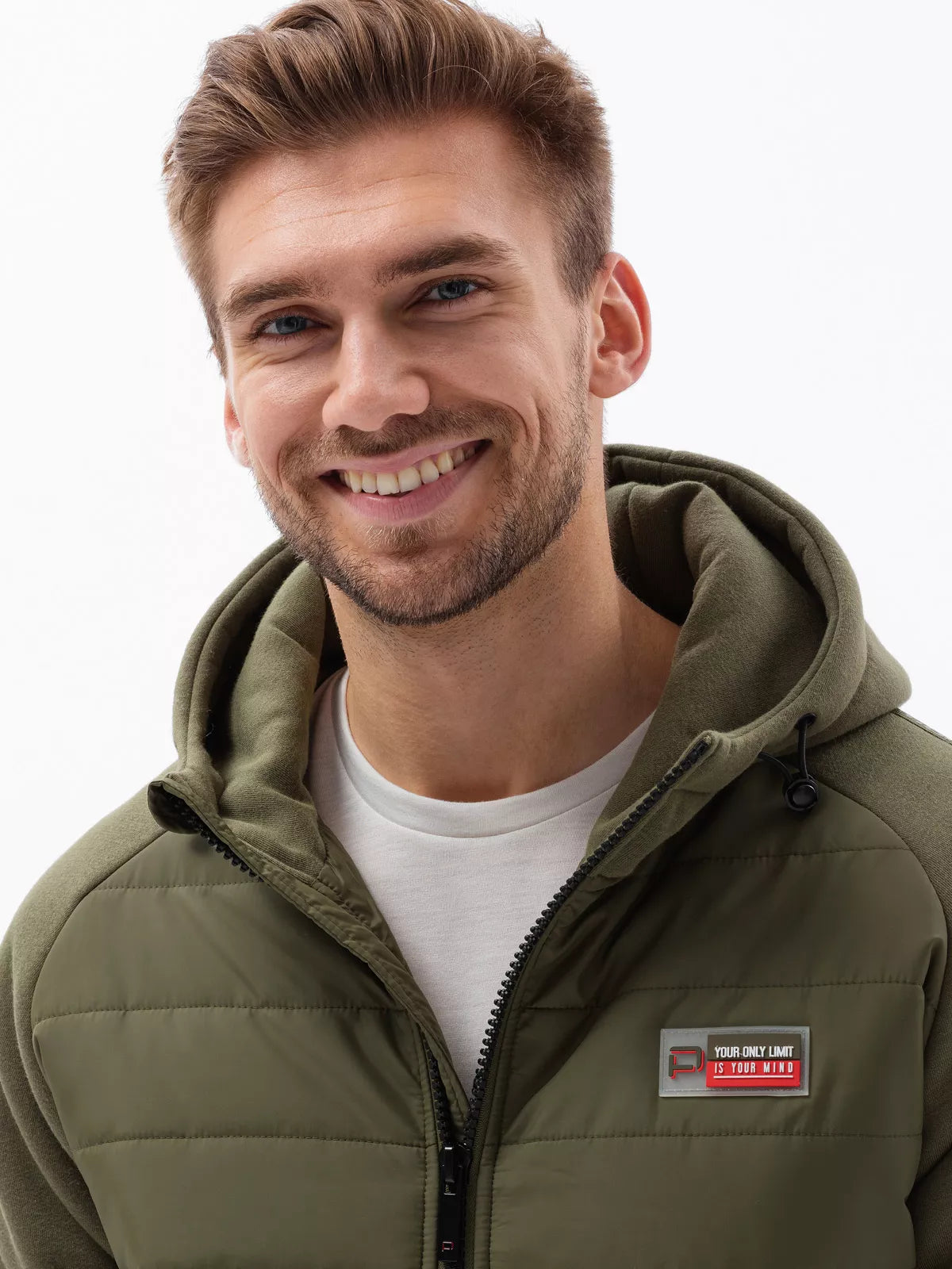 Chaki striukė su gobtuvu vyrams Okar