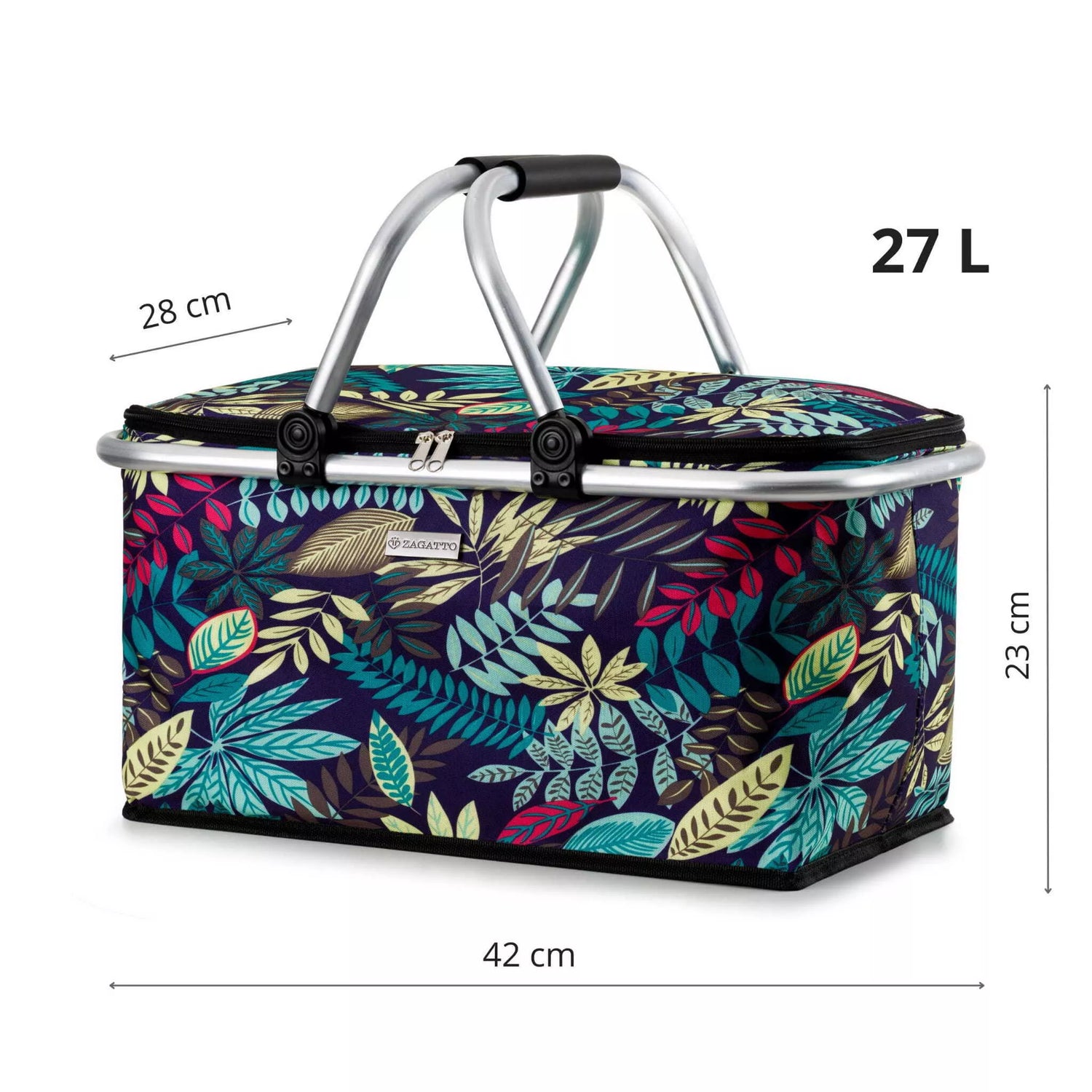 Spalvingas sulankstomas iškylų/termo krepšys Rio