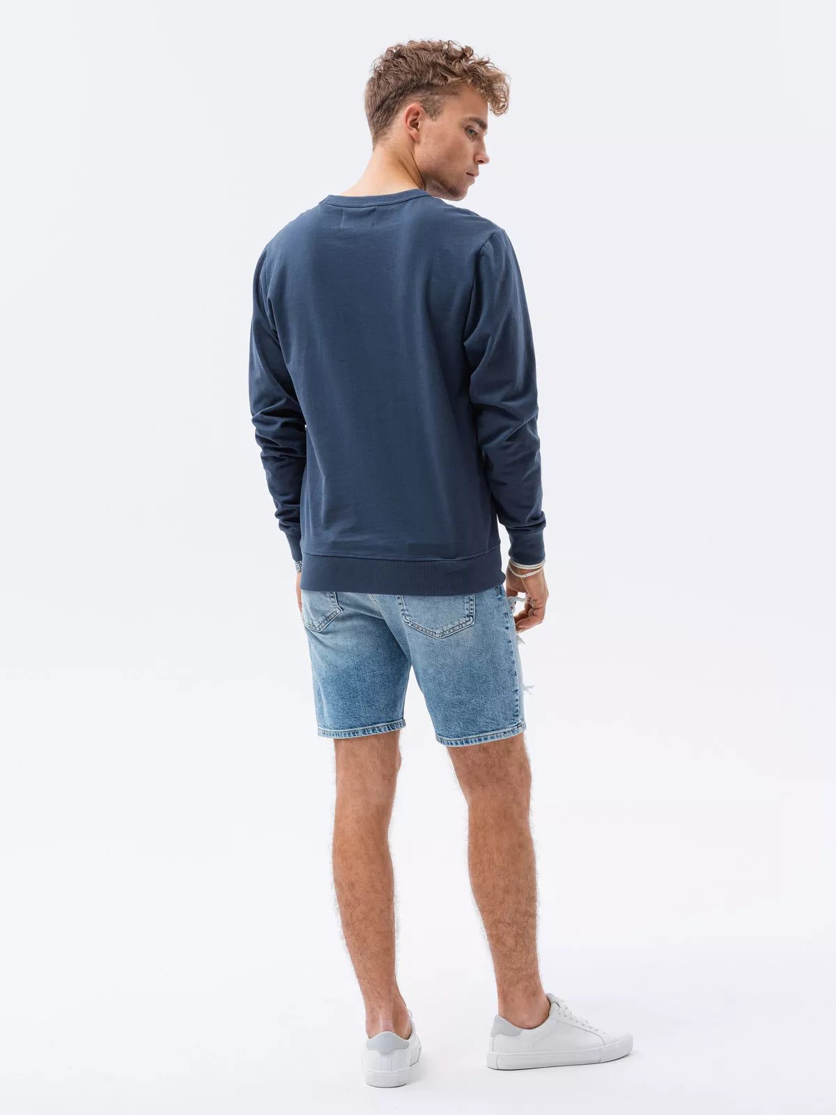 Tamsiai mėlynos spalvos džemperis Likos