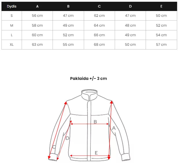 Juoda dygsniuota striukė Sofia