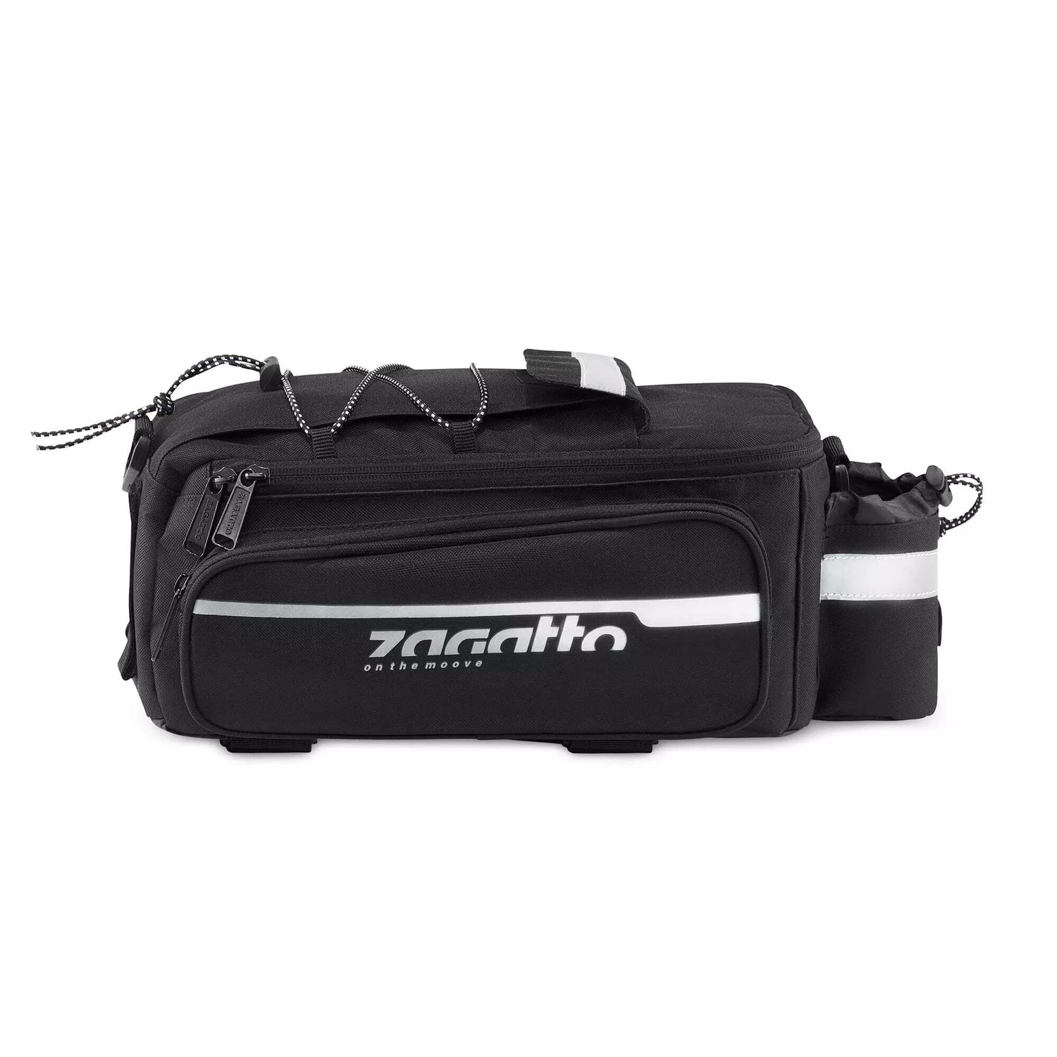 Juodas krepšys tvirtinamas prie dviračio Tera