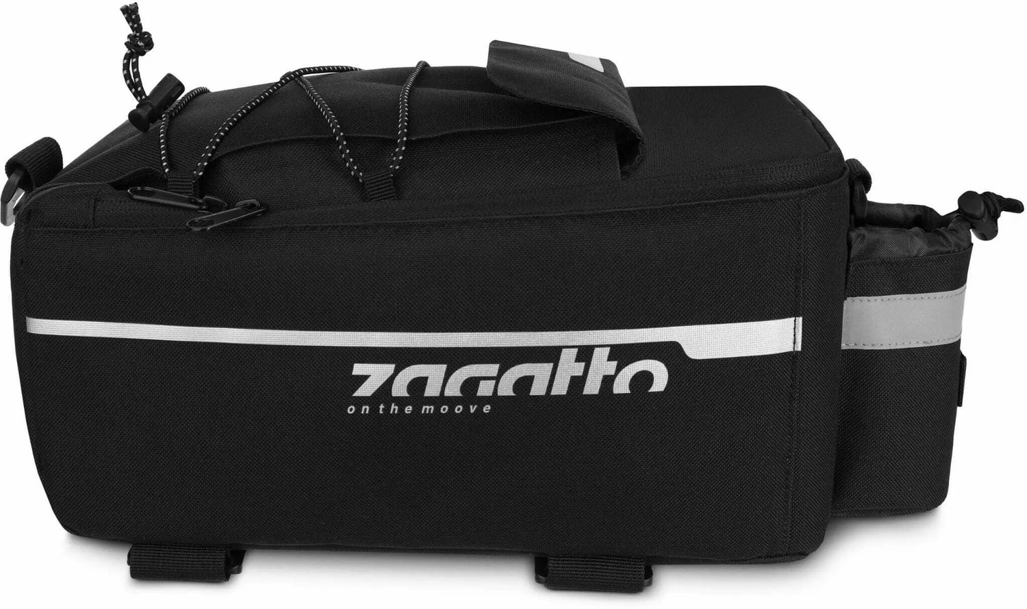 Juodas dviračio krepšys Rono