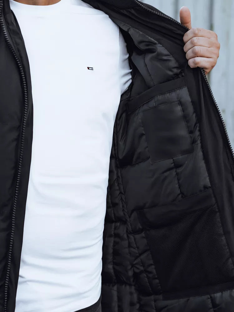 Juoda vyriška žieminė striukė Alex