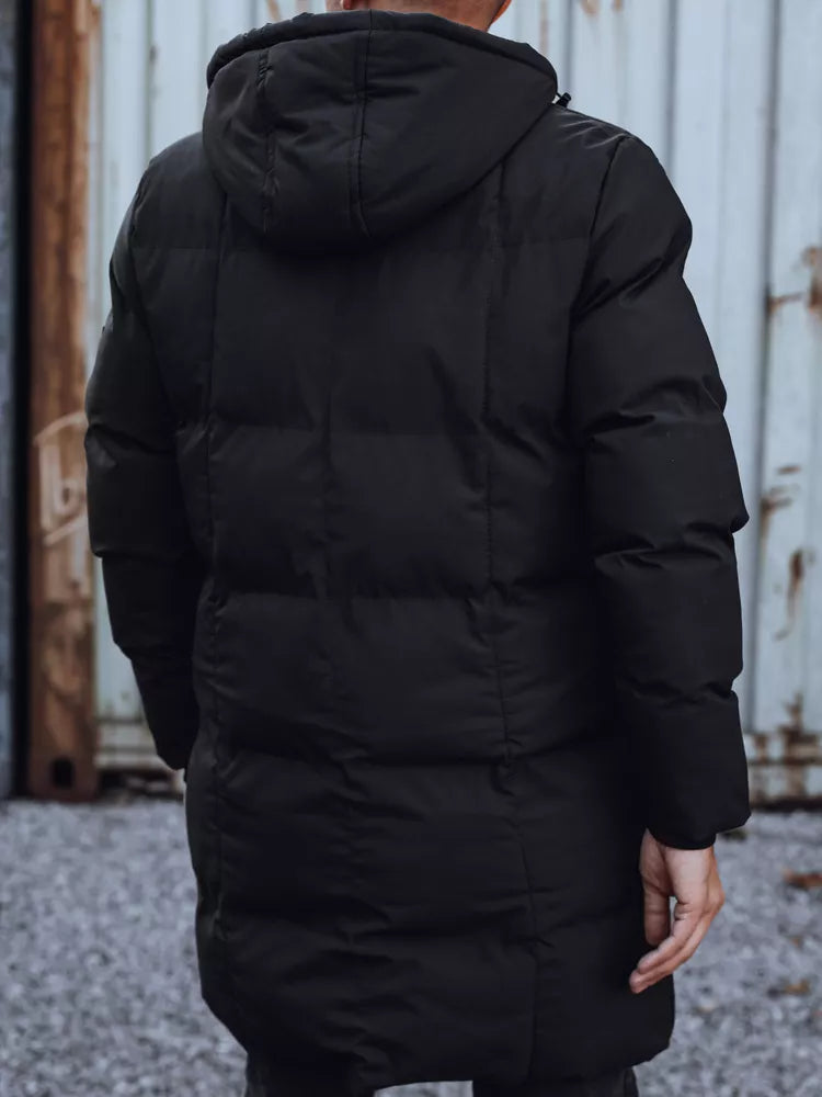 Juoda vyriška žieminė striukė Alex