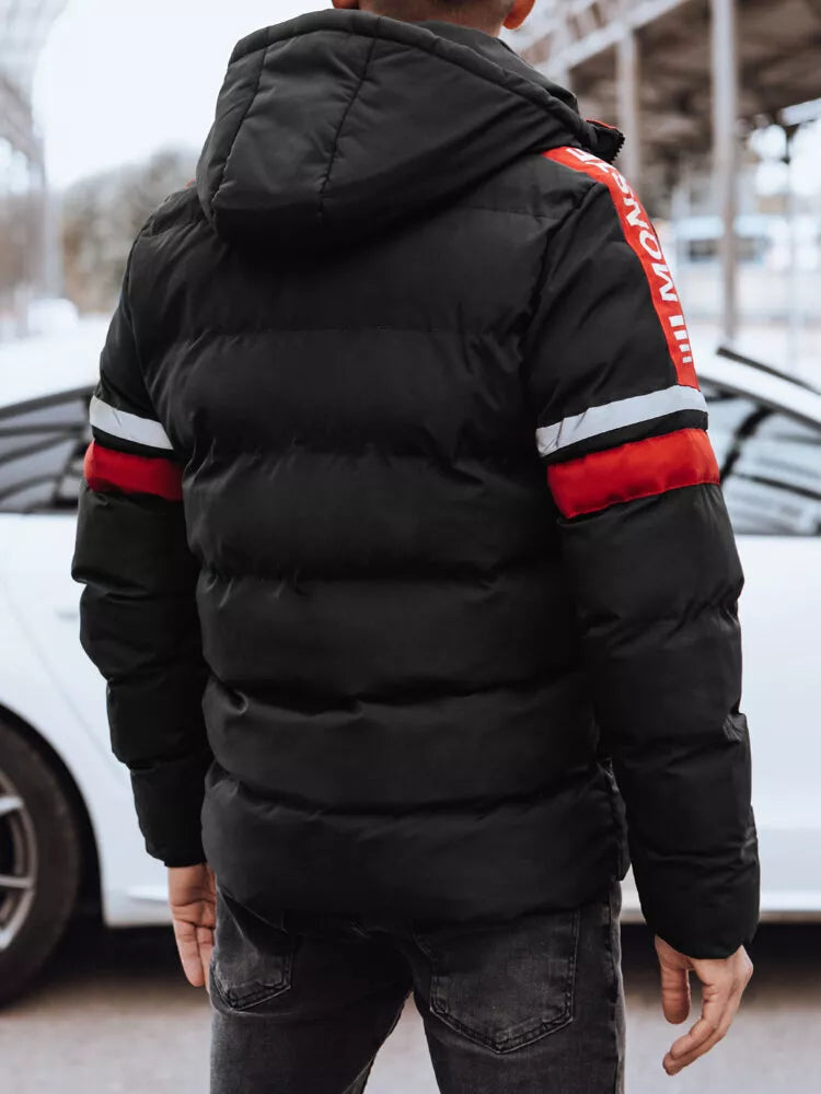 Juoda vyriška žieminė strukė Noris