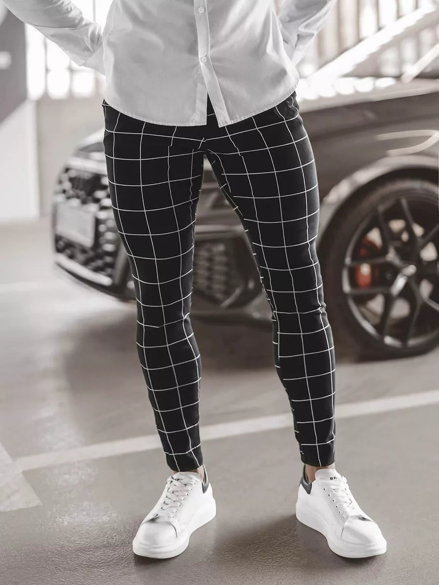 Juodos vyriškos kelnės Karlin