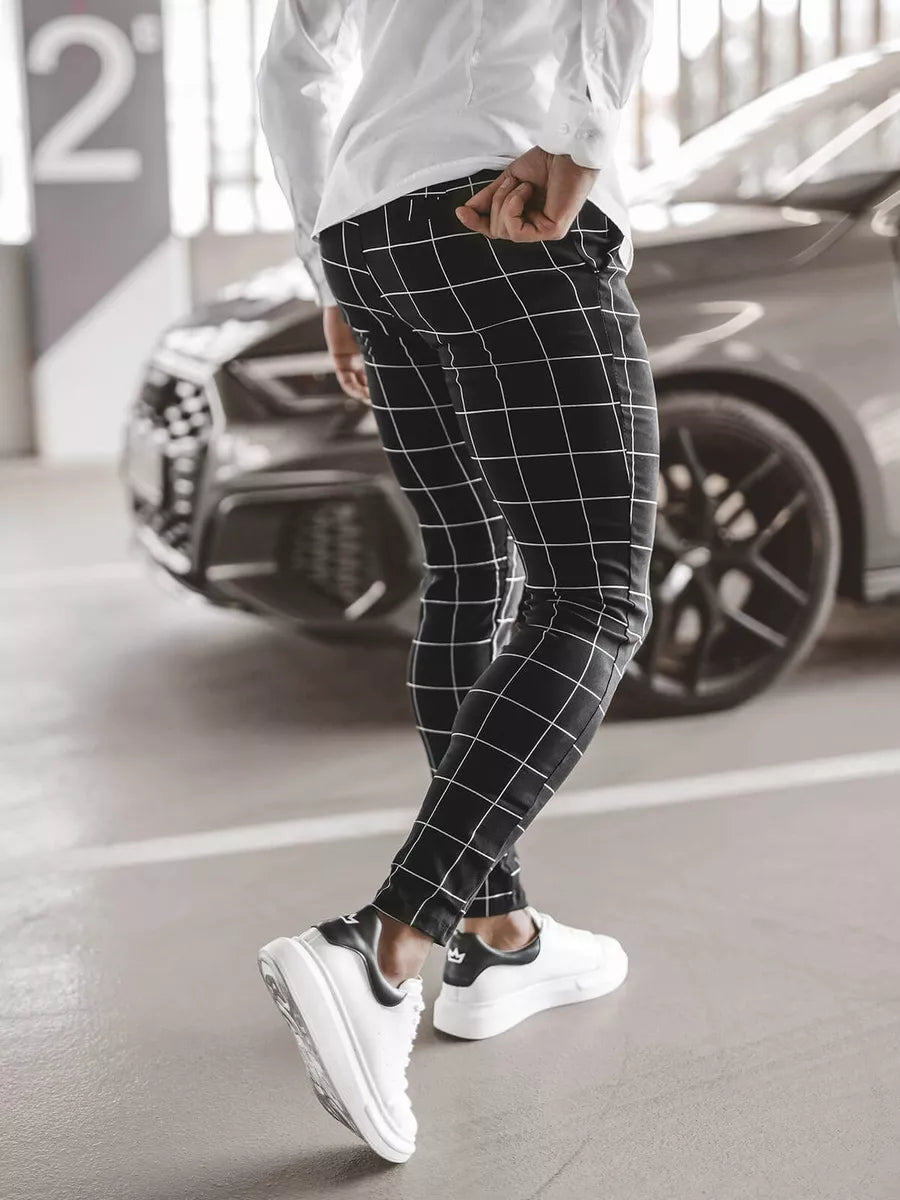 Juodos vyriškos kelnės Karlin