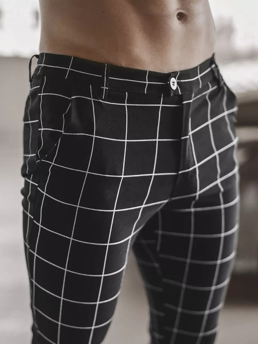 Juodos vyriškos kelnės Karlin