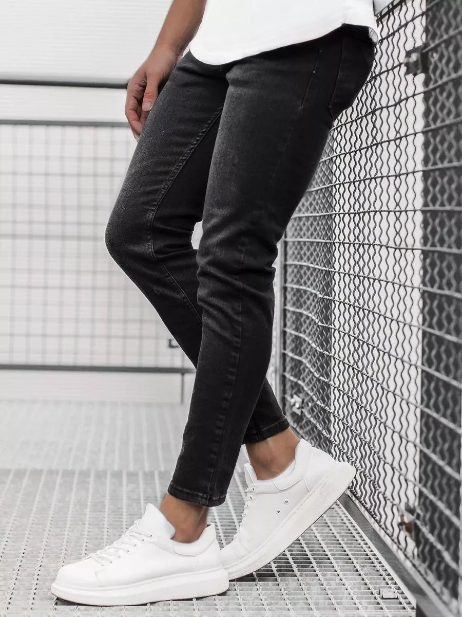 : Juodi vyriški džinsai Tropi