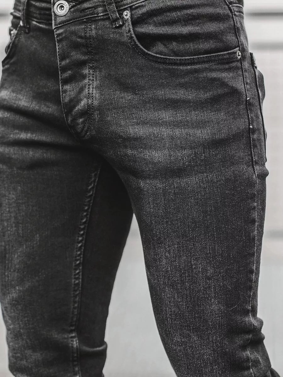 : Juodi vyriški džinsai Tropi