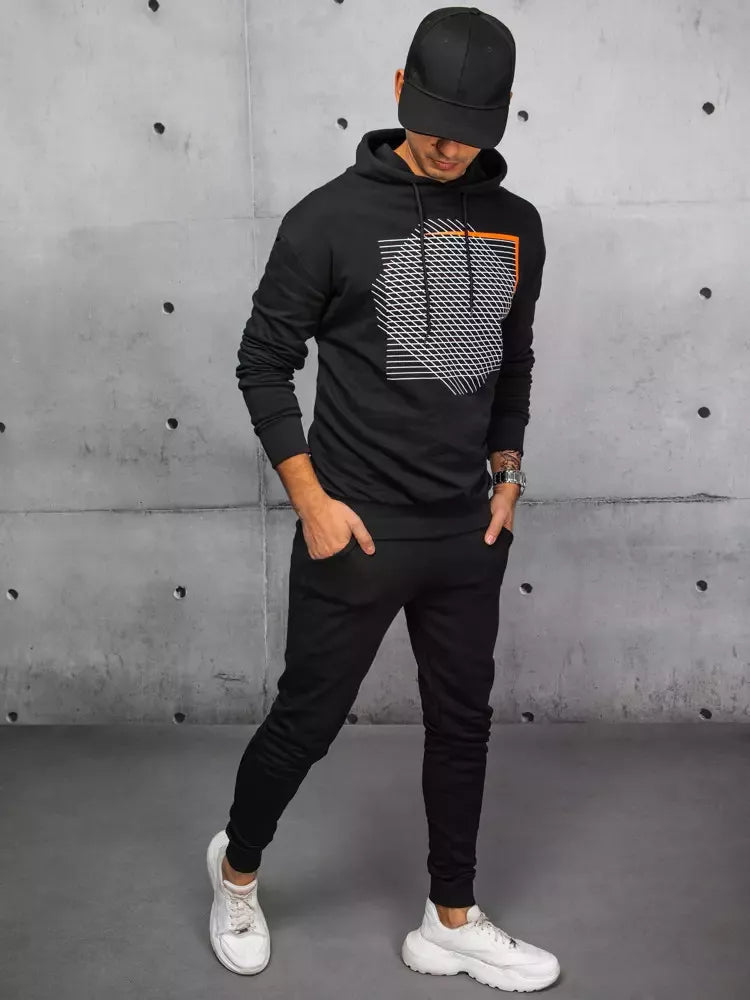 Juodas vyriškas komplektas Monilo