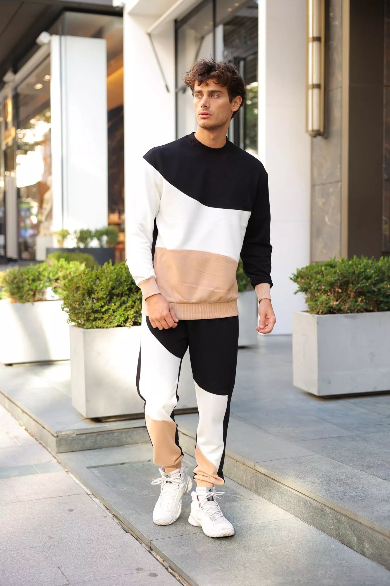 Juodas/Rudas kelių spalvų vyriškas komplektas Hipos