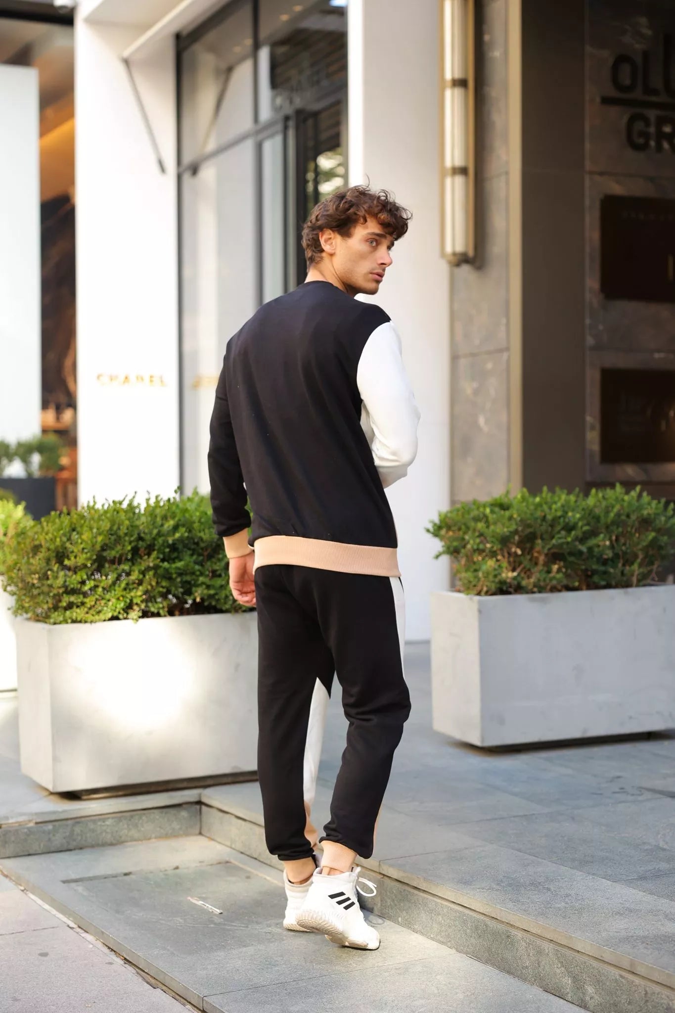 Juodas/Rudas kelių spalvų vyriškas komplektas Hipos