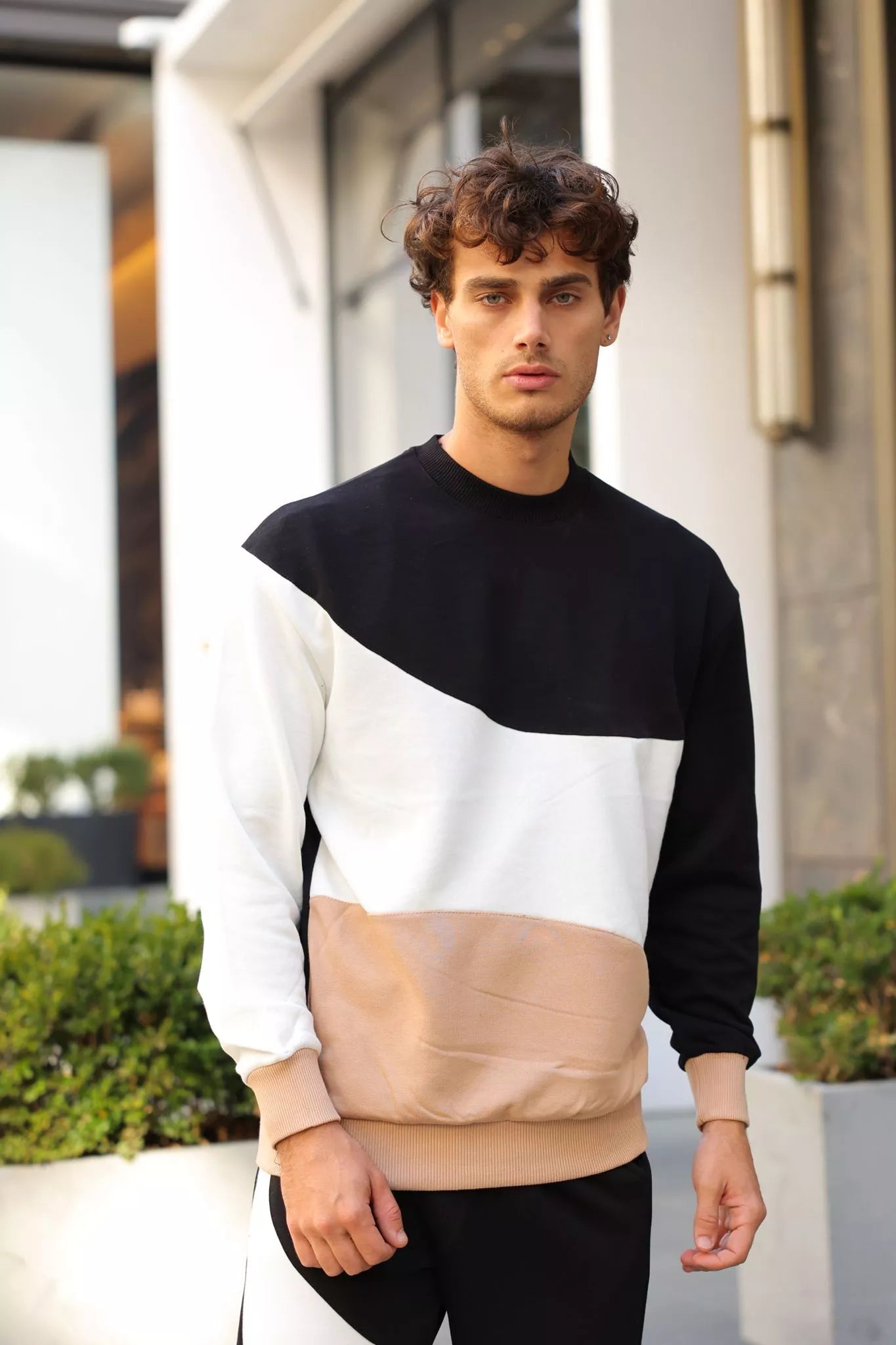 Juodas/Rudas kelių spalvų vyriškas komplektas Hipos