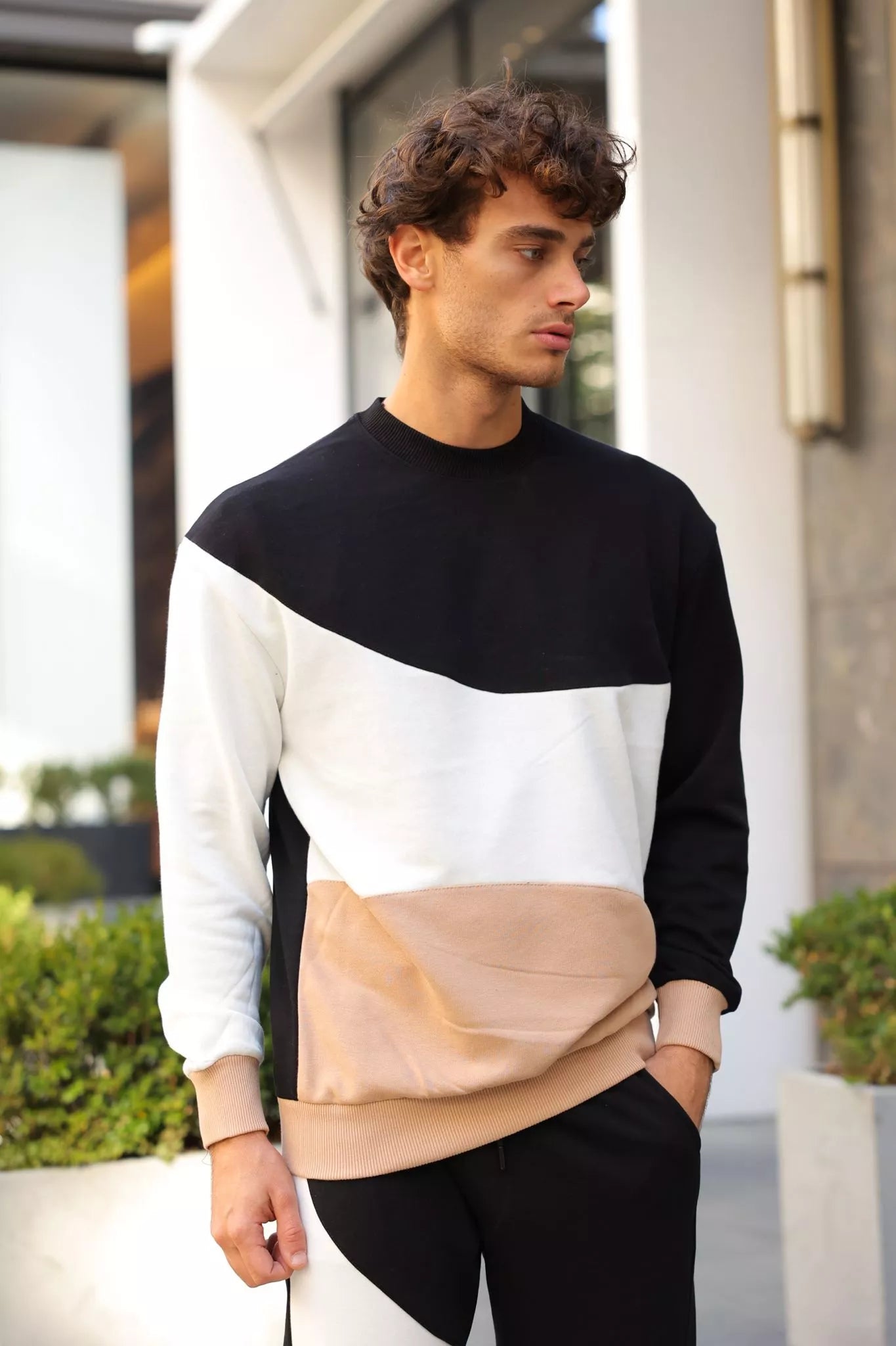 Juodas/Rudas kelių spalvų vyriškas komplektas Hipos