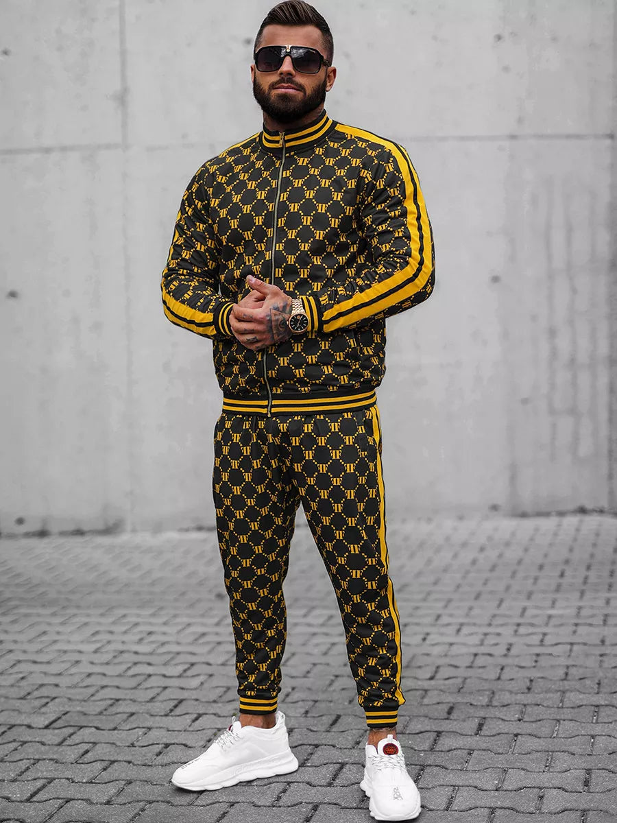 Juoda - geltona vyriškas komplektas Oran