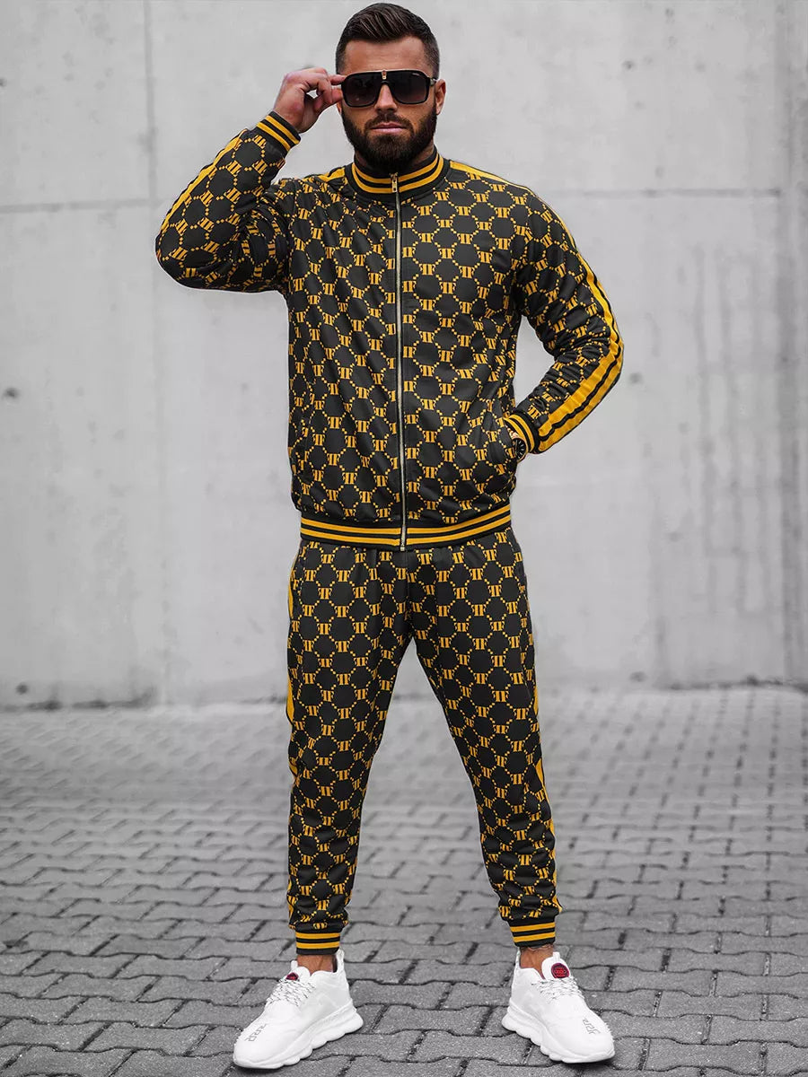 Juoda - geltona vyriškas komplektas Oran