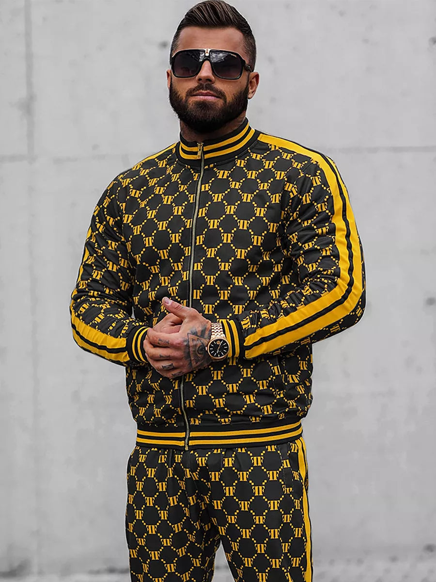 Juoda - geltona vyriškas komplektas Oran