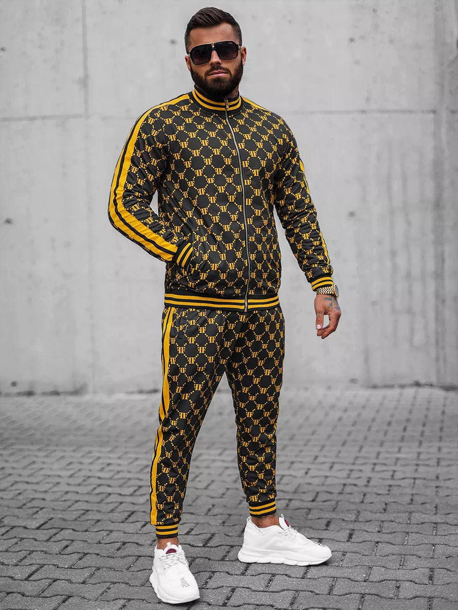Juoda - geltona vyriškas komplektas Oran